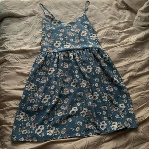 Romwe Floral Dress
